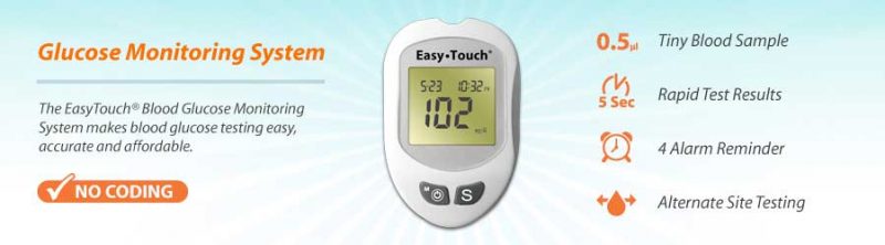 easytouch test strips for use with easytouch glucose meter