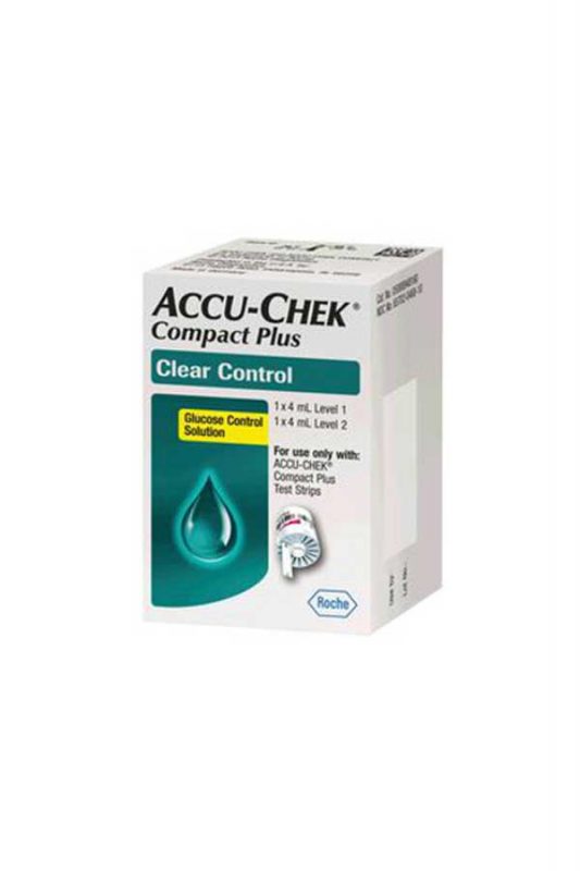 ACCU-CHEK COMPACT PLUS CONTROL SOLUTION HIGH/LOW LEVEL 2 4mL