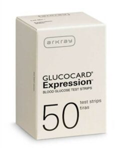 ARKRAY GLUCOCARD EXPRESSION TEST STRIPS 50ct.