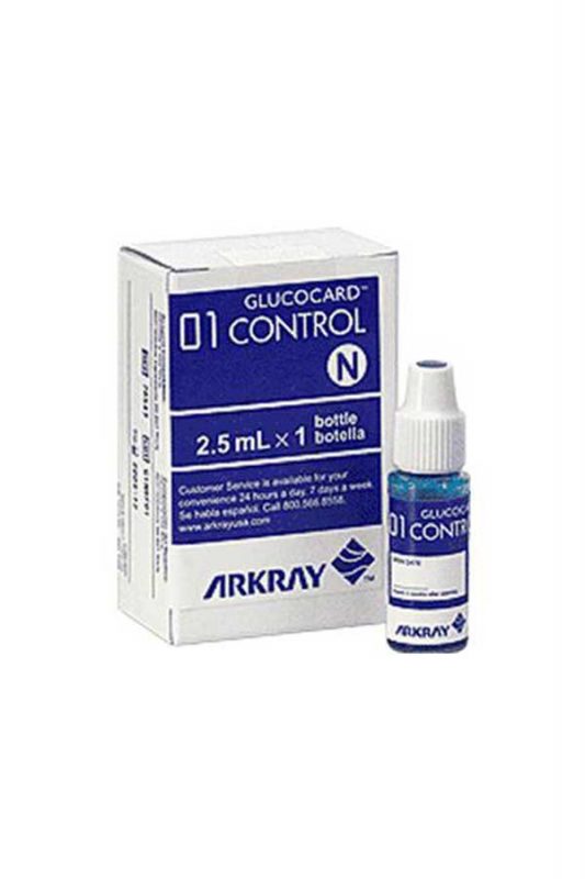 ARKRAY GLUCOCARD 01 CONTROL SOLUTION NORMAL LEVEL 2.5mL