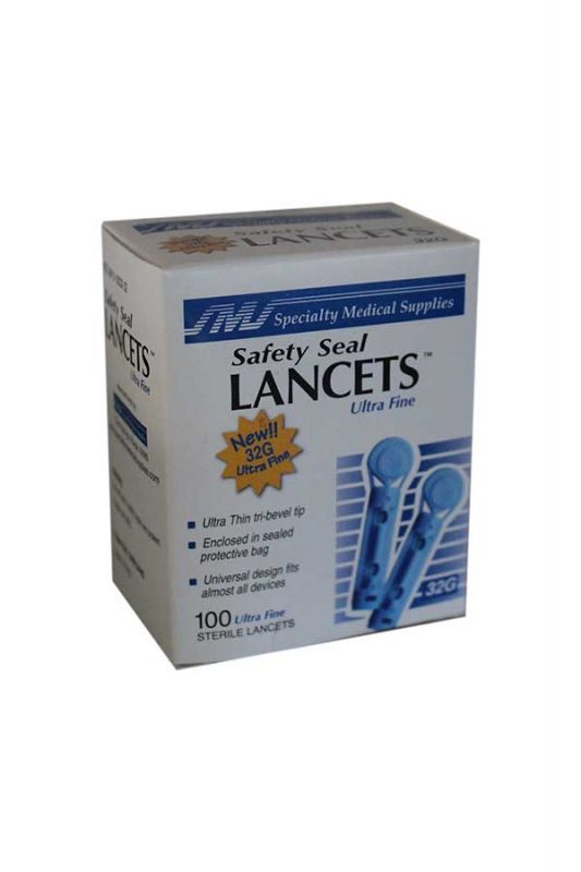 SAFETY SEAL UNIVERSAL LANCETS 100ct. 32G