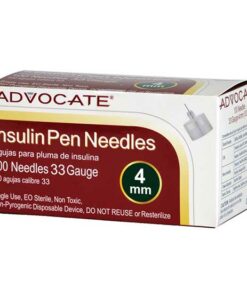 Advocate-insulin-pen-needles-33-gauge-4mm-532-inch-100-count-box-