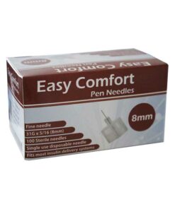 Easy-Comfort-Insulin-Pen-Needles-100-count-31g-5.16-in-8-mm