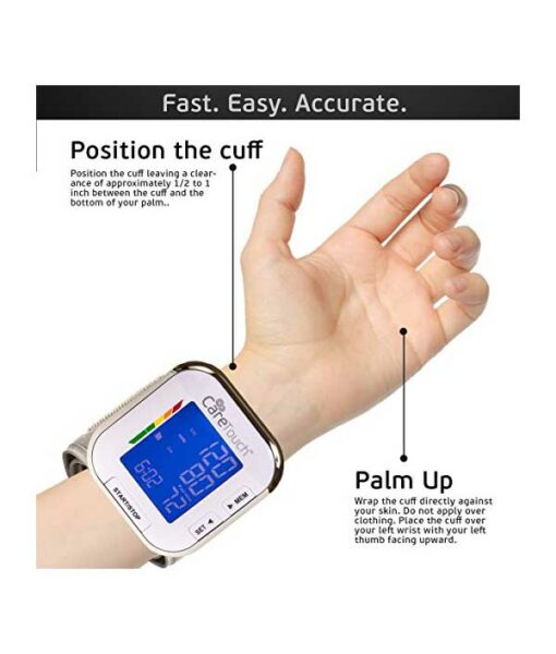 CareTouch-Wrist-Blood-Pressure-Monitor-Platinum-Series-Edition-5.5'---8.5'-Cuff-Size
