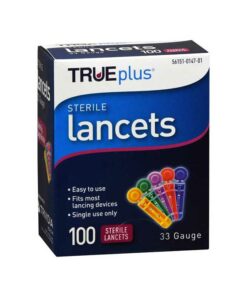 Trueplus-lancets-33g-multi-color