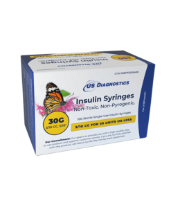 US Diagnostics insulin syringes 30G 0.3cc