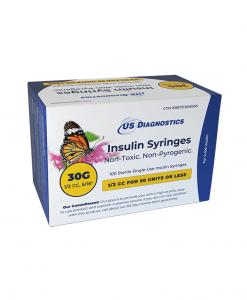 US Diagnostics insulin syringes 30G 0.5cc