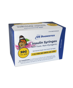 US Diagnostics insulin syringes 30G 1cc