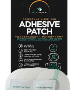 mirtouch-adhesive-patch-for-freestyle-libre-sensor-12-patches-and-12-prep-pads